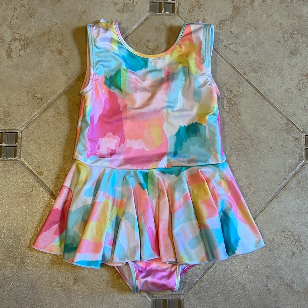 SweetHoney Multicolor Pink Blue Yellow Dance Costume